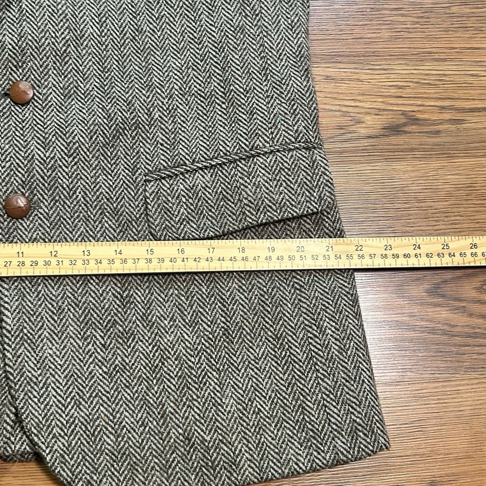 Christopher Dawes Harris Tweed Hunting Shooting Wool Jacket Blazer Mens 42 Reg - Picture 13 of 16